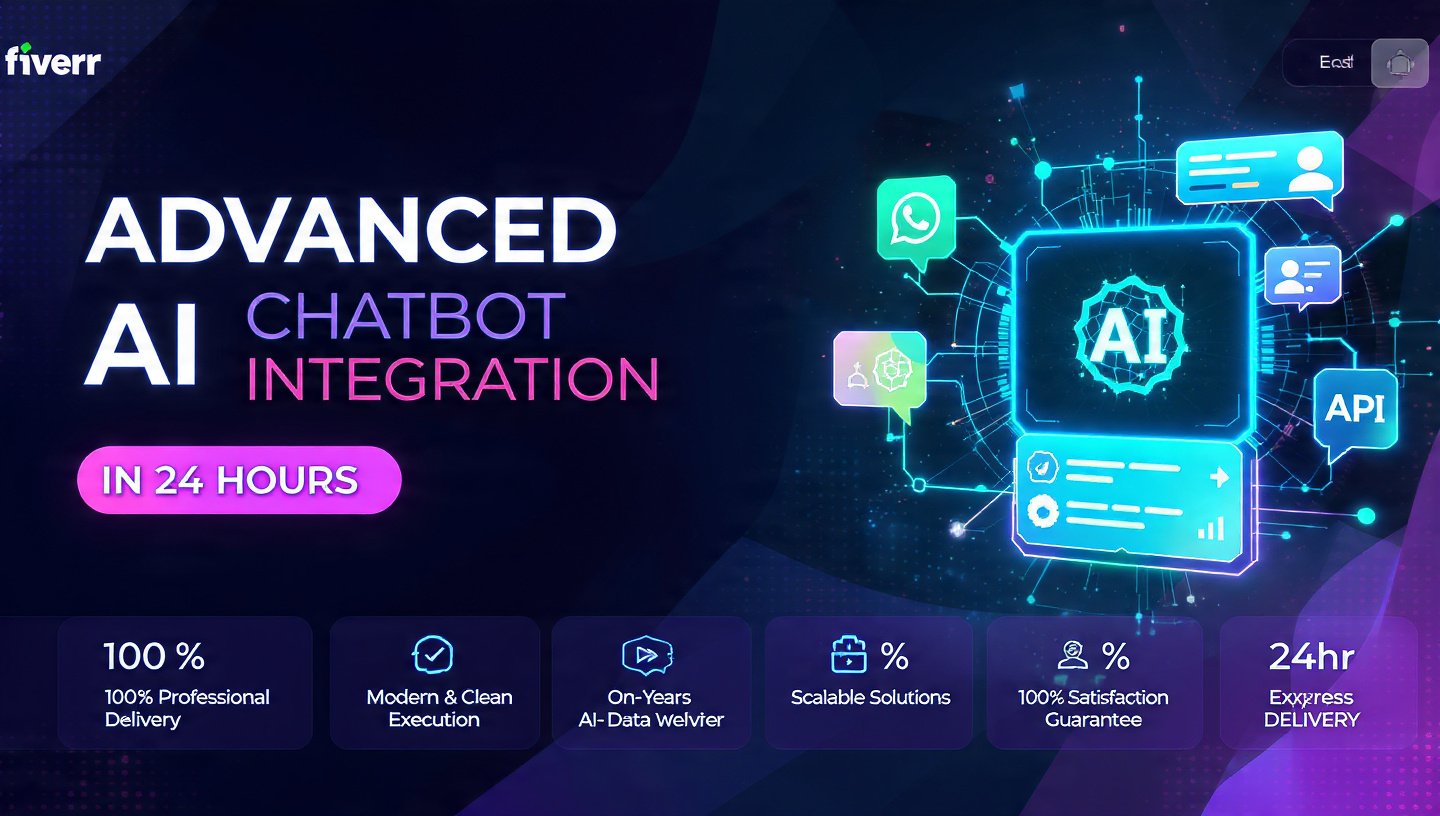 Advanced AI Chatbot Integration in 24 hours
