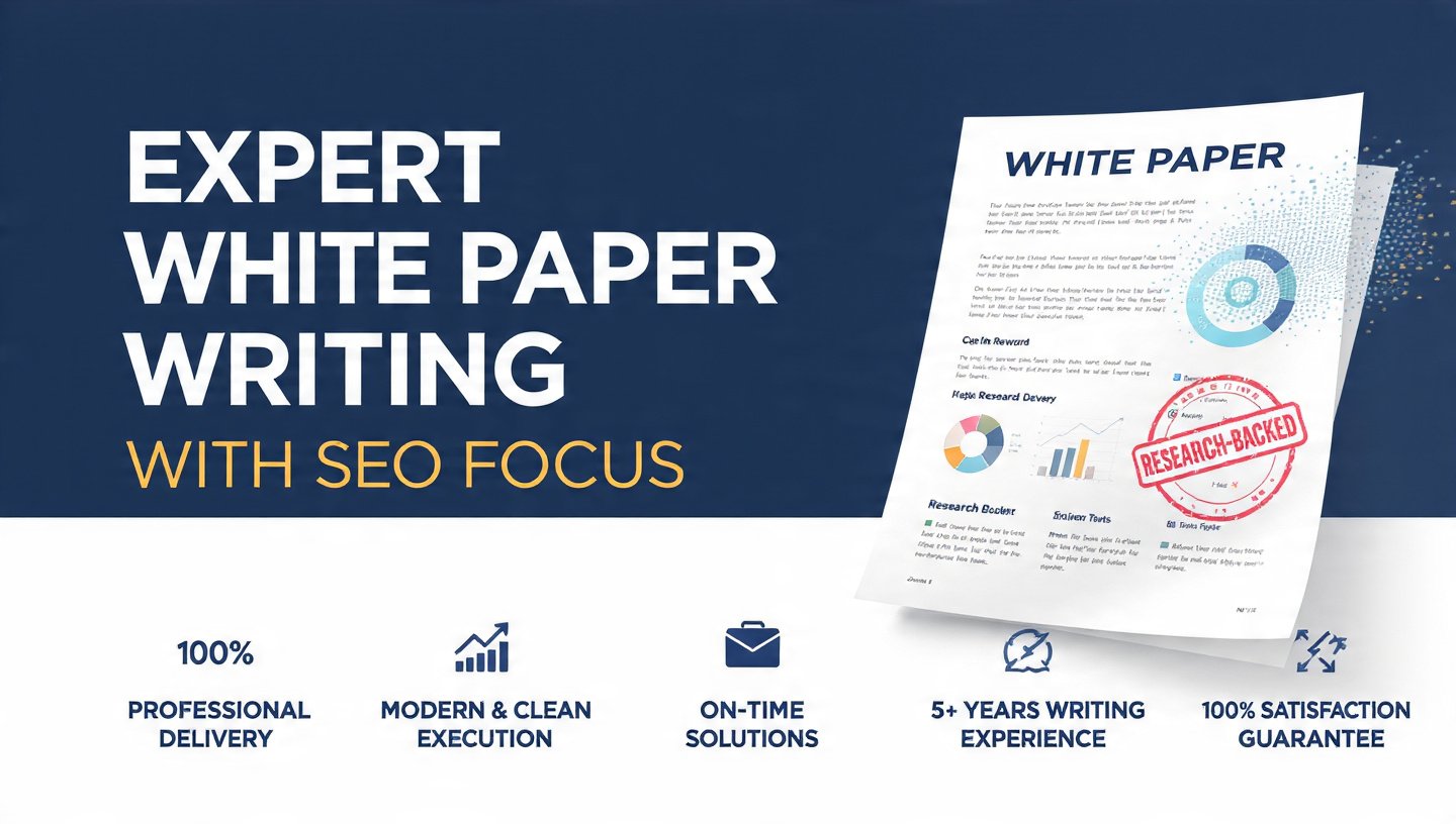 Expert White Paper Writing with SEO focus
