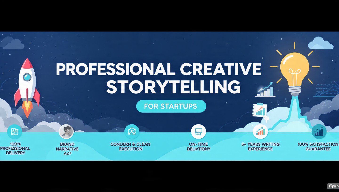 Professional Creative Storytelling for startups