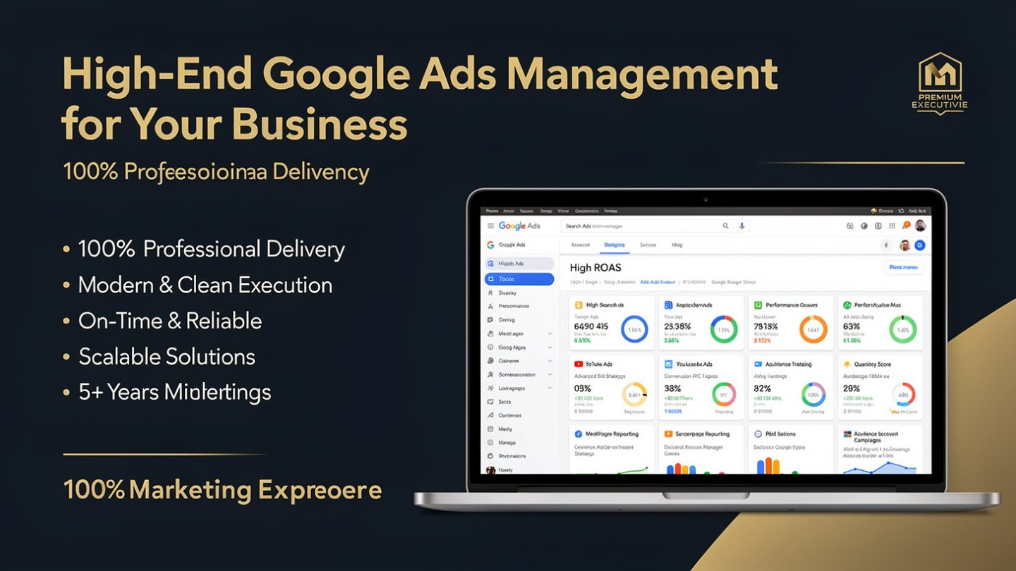 High-End Google Ads Management for your business