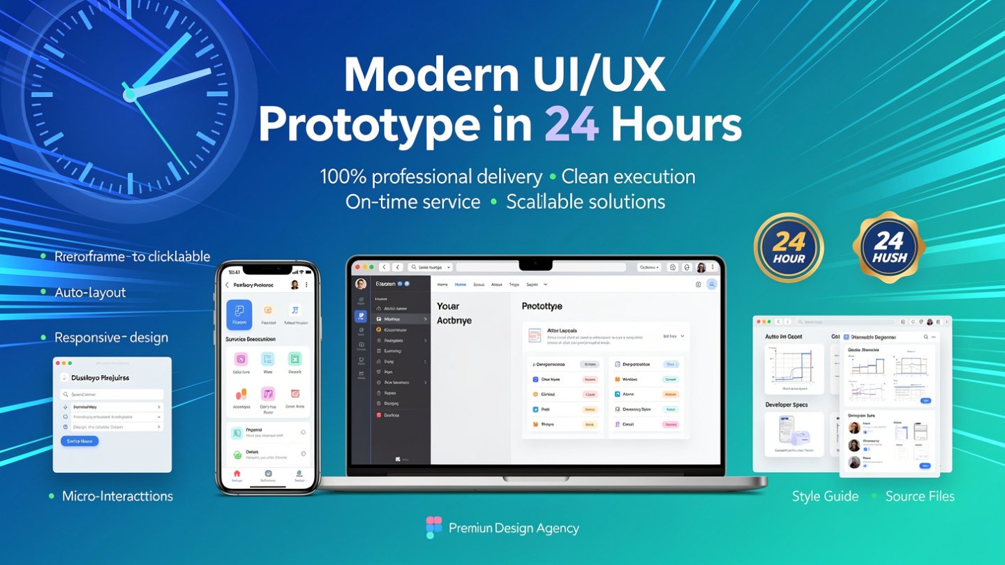 Modern UI/UX Prototype in 24 hours