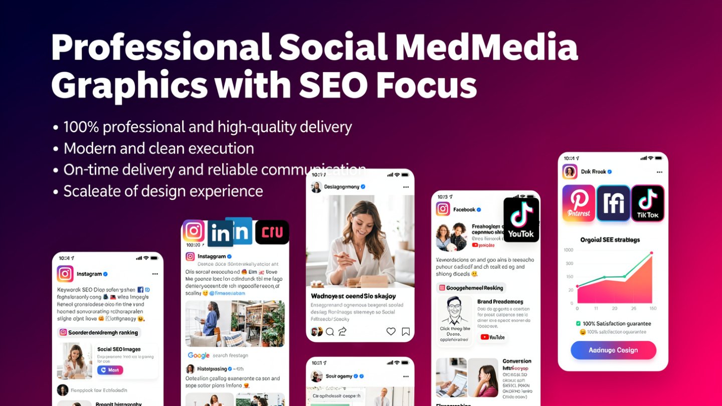 Professional Social Media Graphics with SEO focus