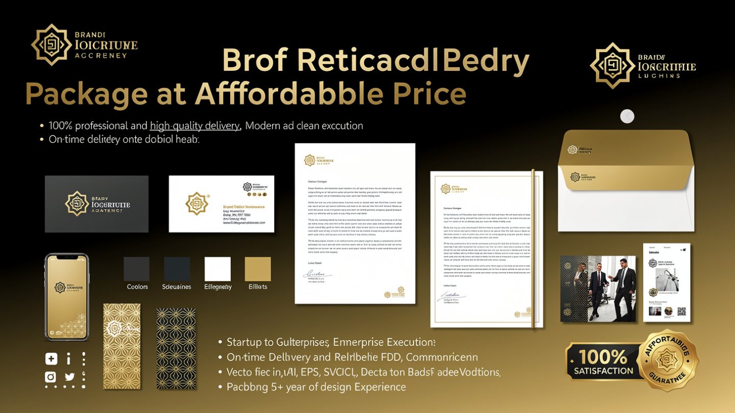 Professional Brand Identity Package at affordable price