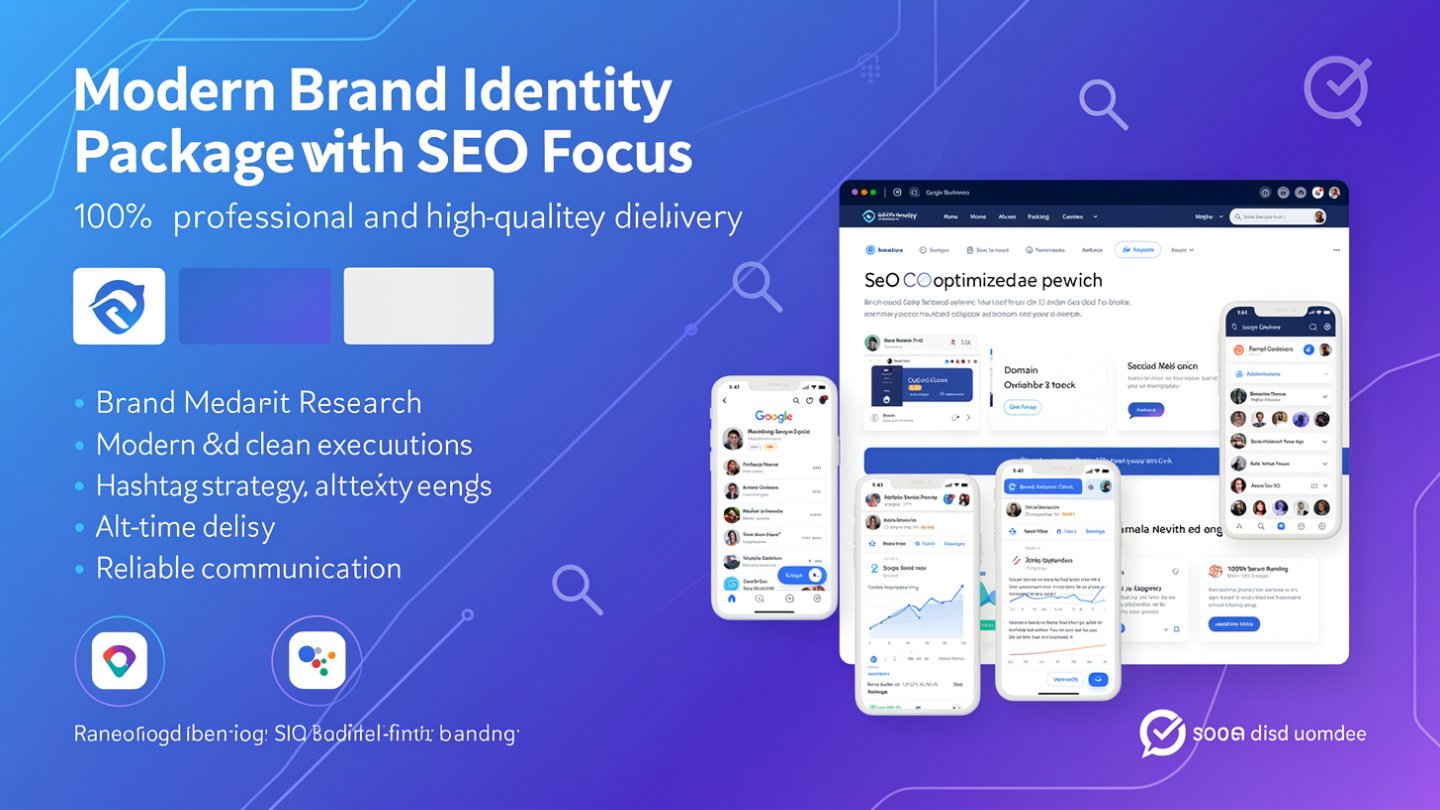 Modern Brand Identity Package with SEO focus