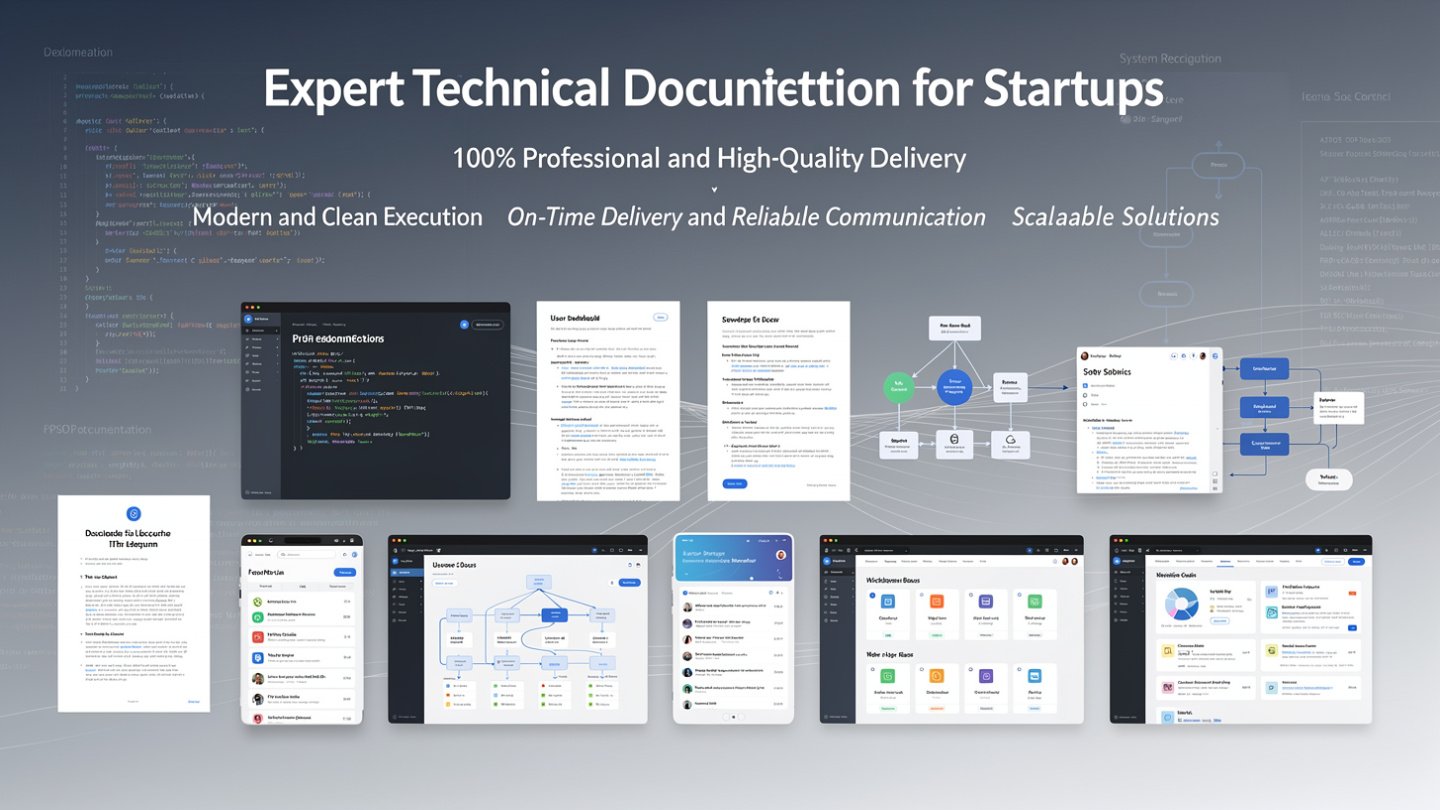 Expert Technical Documentation for startups