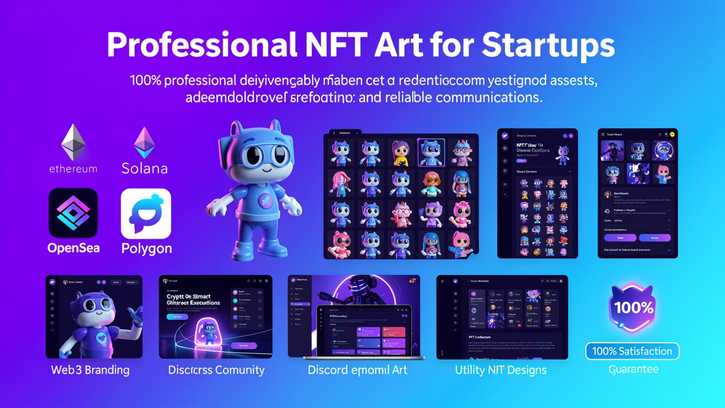 Professional NFT Art for startups