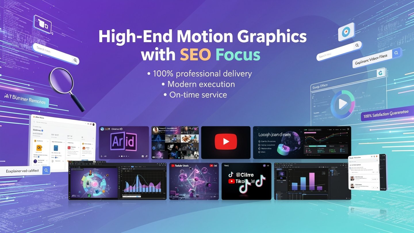 High-End Motion Graphics with SEO focus
