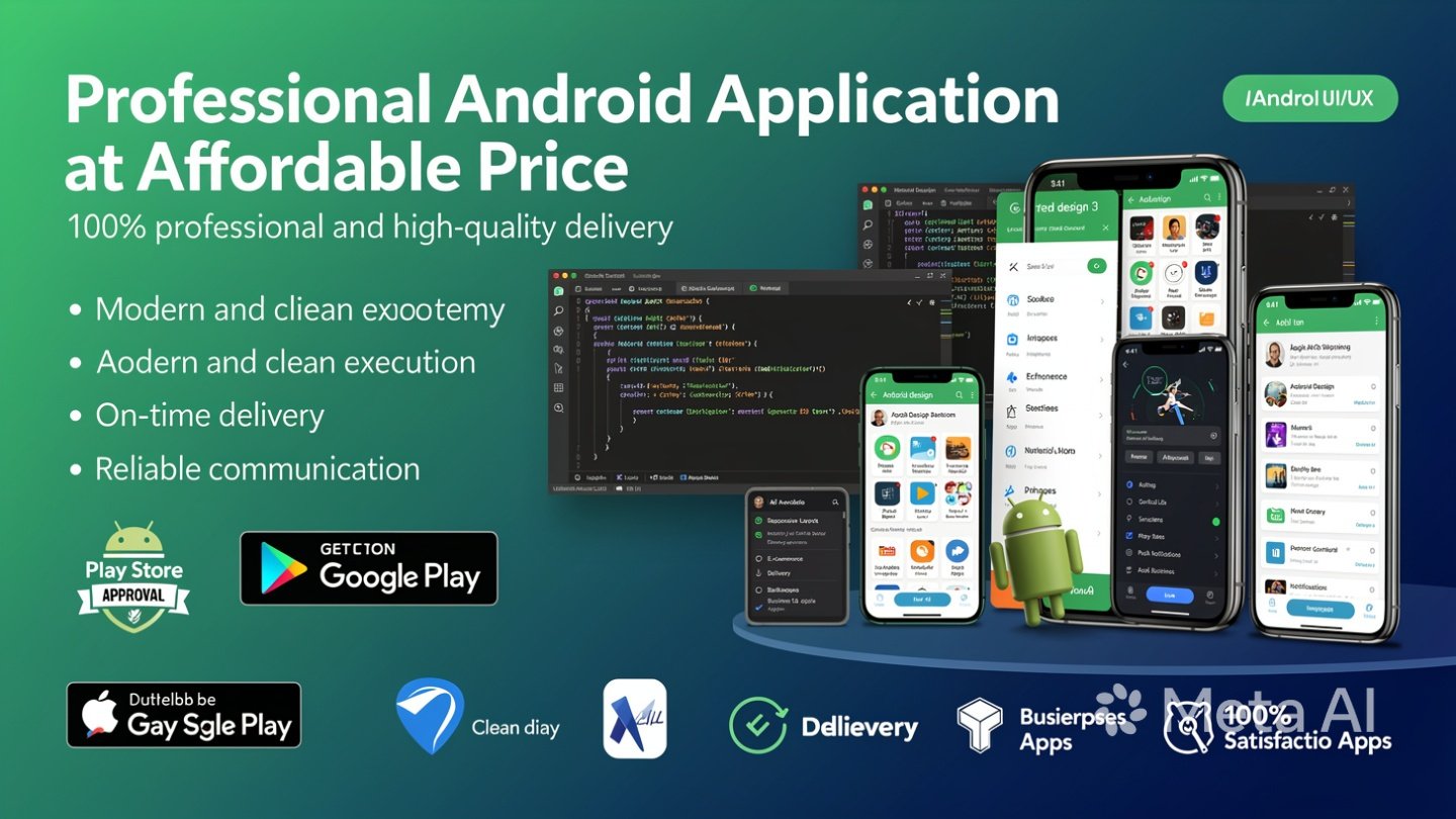 Professional Android Application at affordable price
