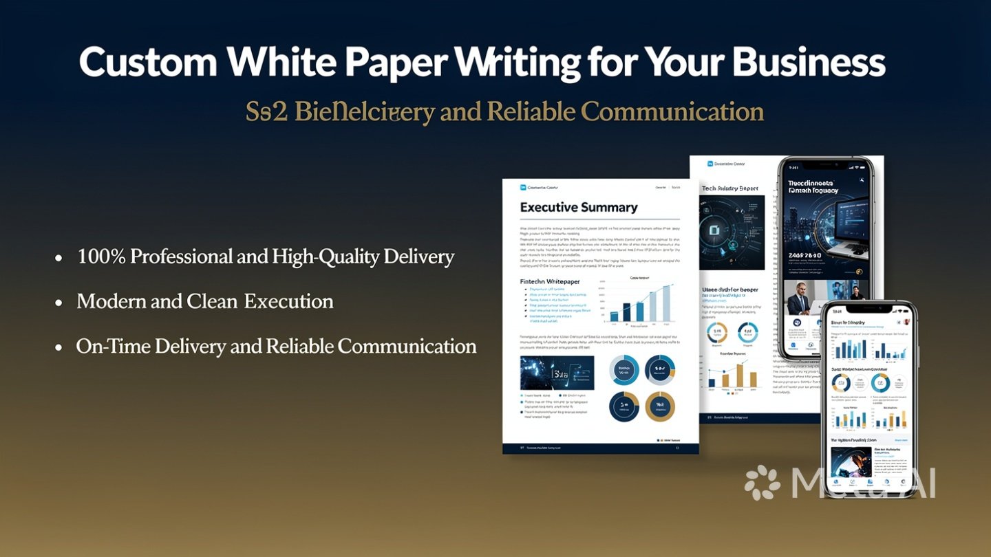 Custom White Paper Writing for your business