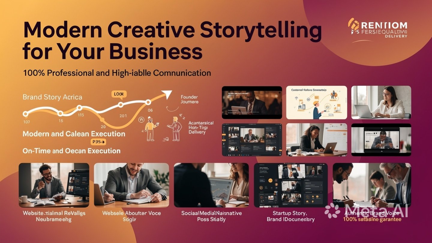 Modern Creative Storytelling for your business