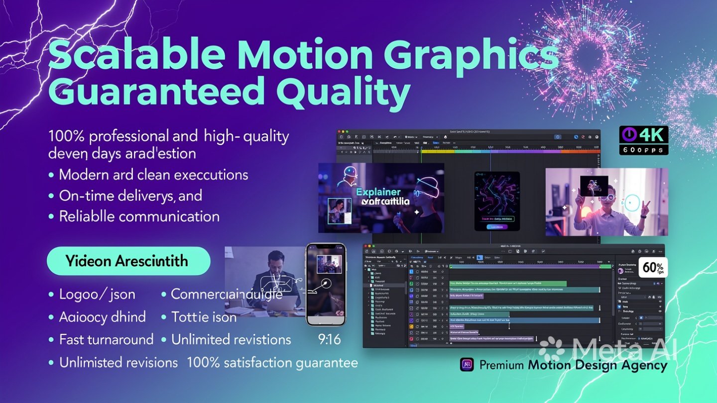 Scalable Motion Graphics guaranteed quality