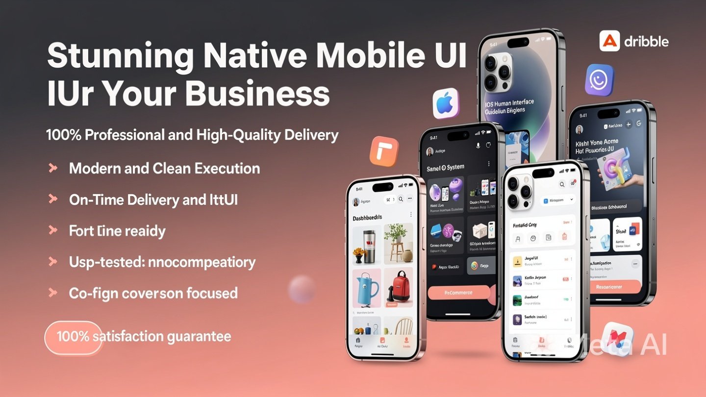 Stunning Native Mobile UI for your business