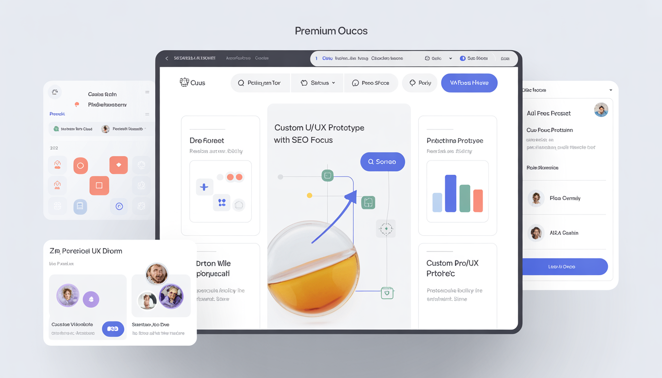 Custom UI/UX Prototype with SEO focus