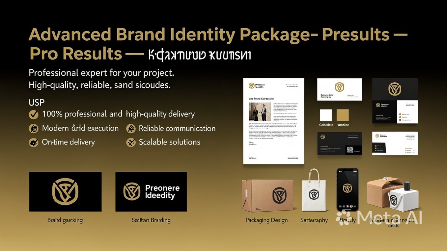 Advanced Brand Identity Package guaranteed quality