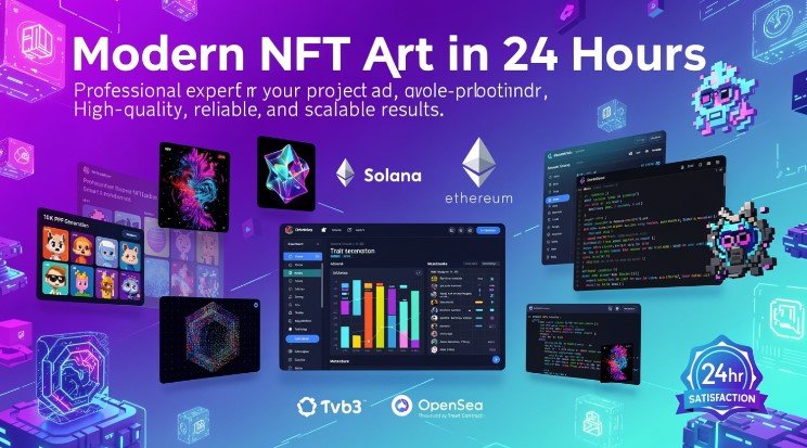 Modern NFT Art in 24 hours