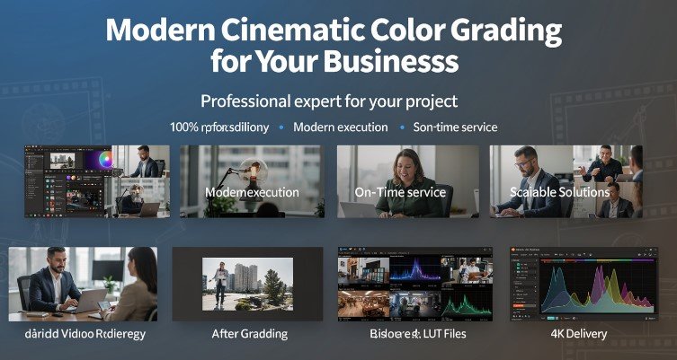 Modern Cinematic Color Grading for your business