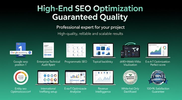 High-End SEO Optimization guaranteed quality