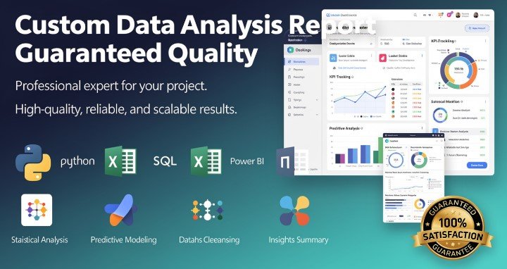 Custom Data Analysis Report guaranteed quality