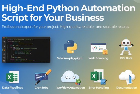 High-End Python Automation Script for your business