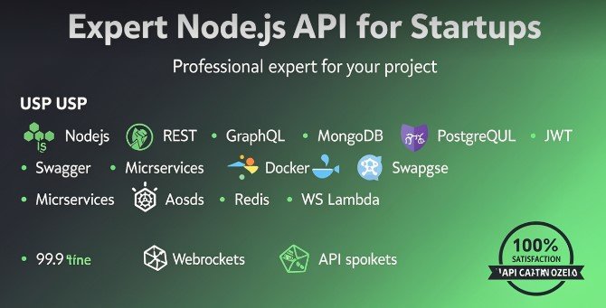 Expert Node.js API for startups