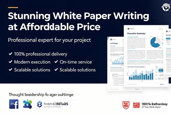 Stunning White Paper Writing at affordable price
