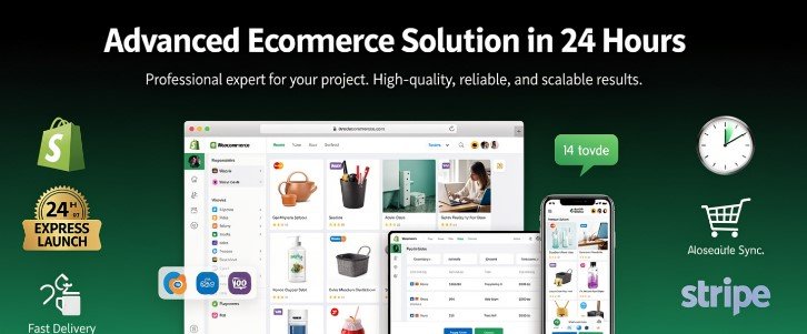 Advanced Ecommerce Solution in 24 hours