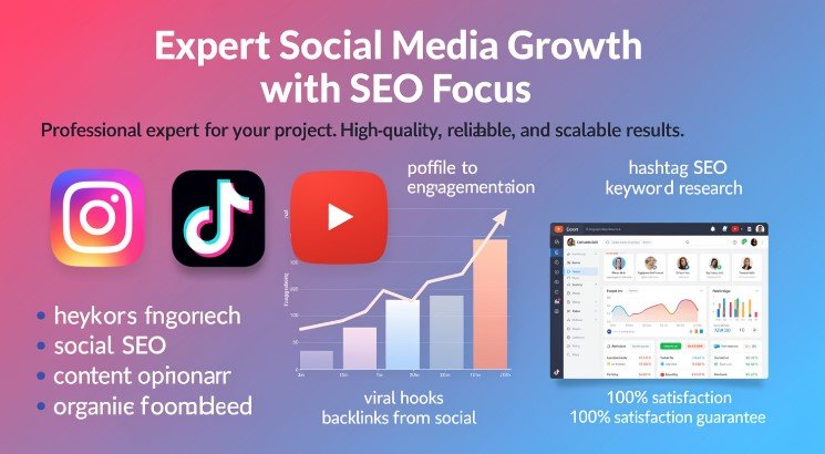 Expert Social Media Growth with SEO focus