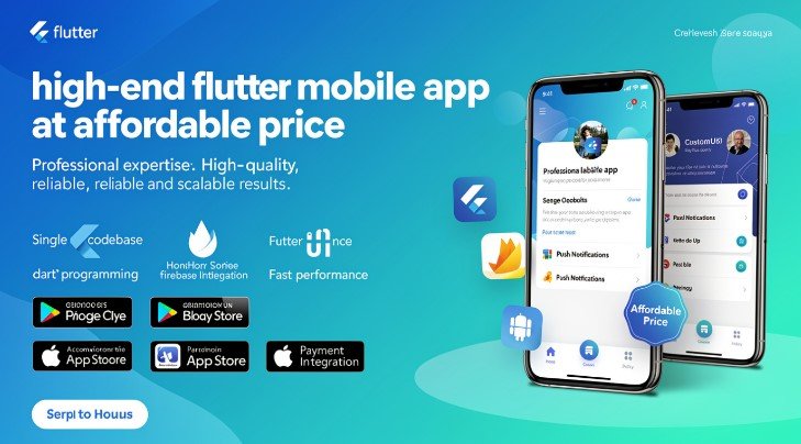 High-End Flutter Mobile App at affordable price