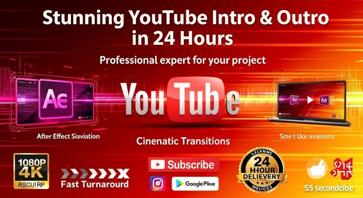 Stunning YouTube Intro & Outro in 24 hours