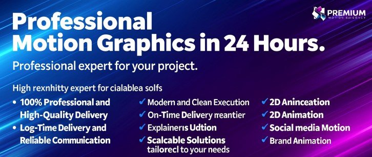 Professional Motion Graphics in 24 hours