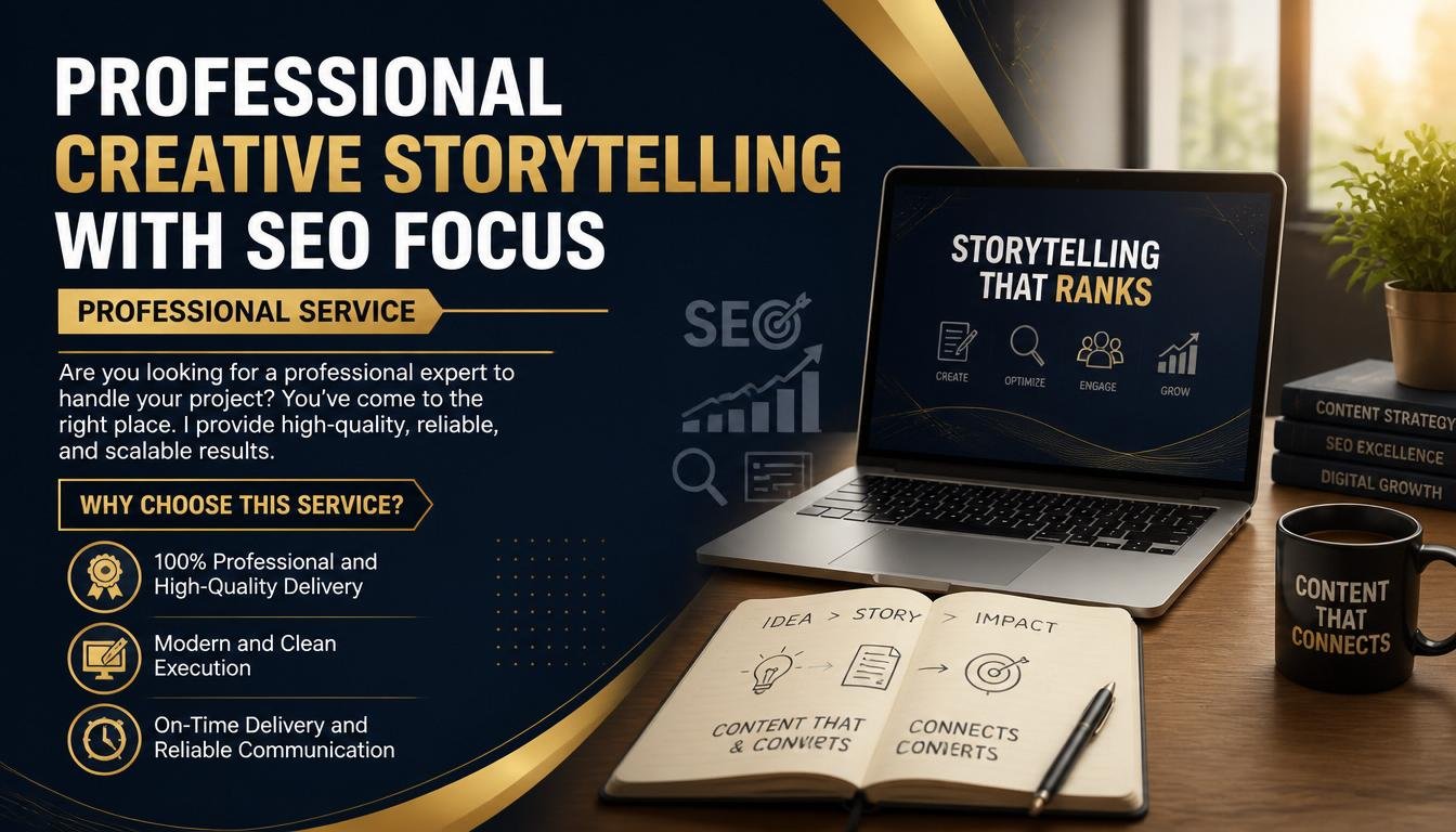 Professional Creative Storytelling with SEO focus
