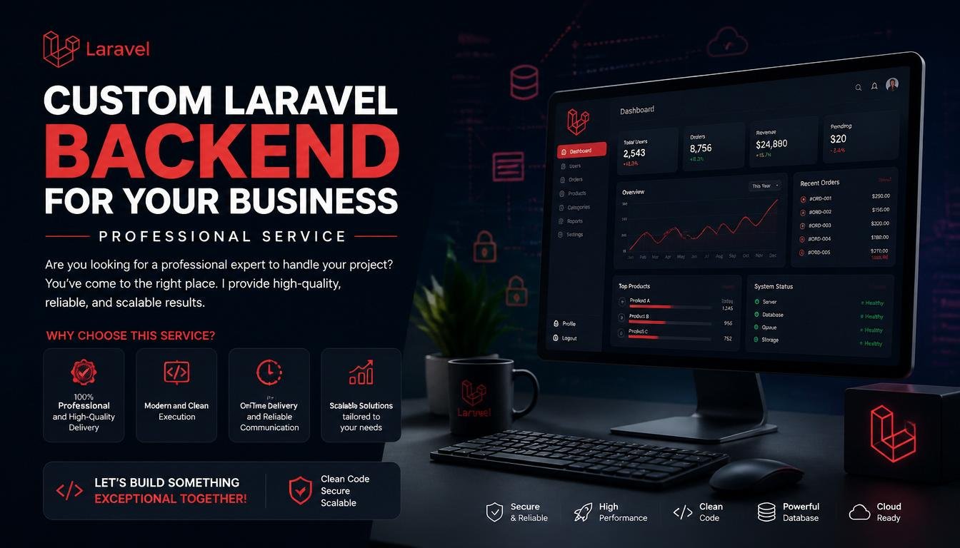 Custom Laravel Backend for your business