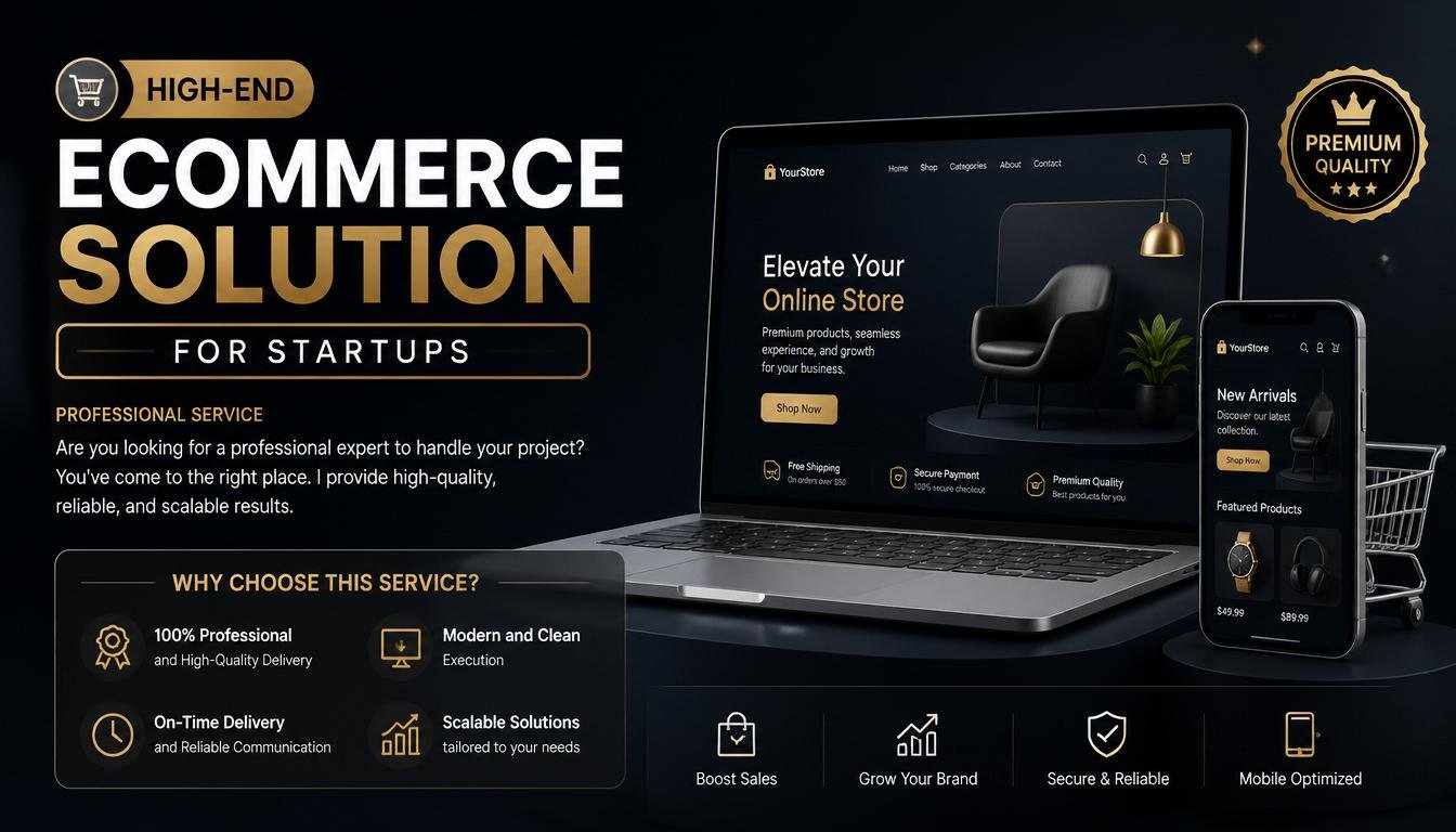High-End Ecommerce Solution for startups