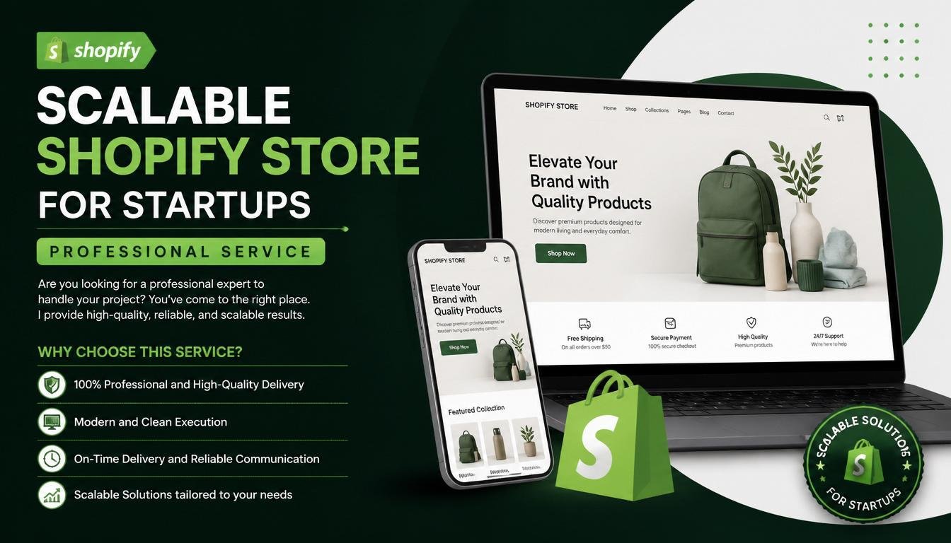Scalable Shopify Store for startups