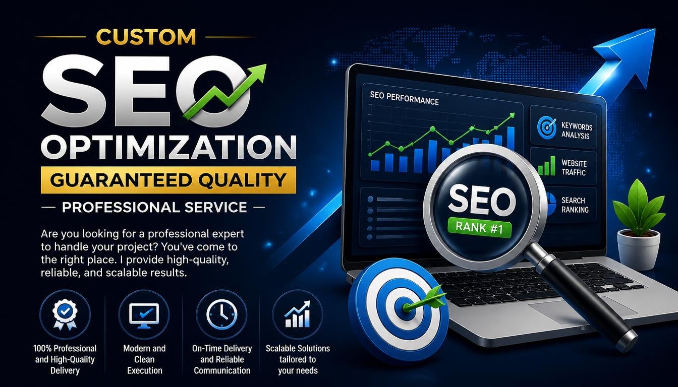 Custom SEO Optimization guaranteed quality