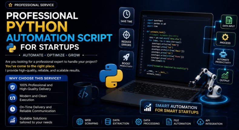 Professional Python Automation Script for startups
