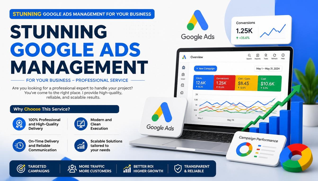 Stunning Google Ads Management for your business