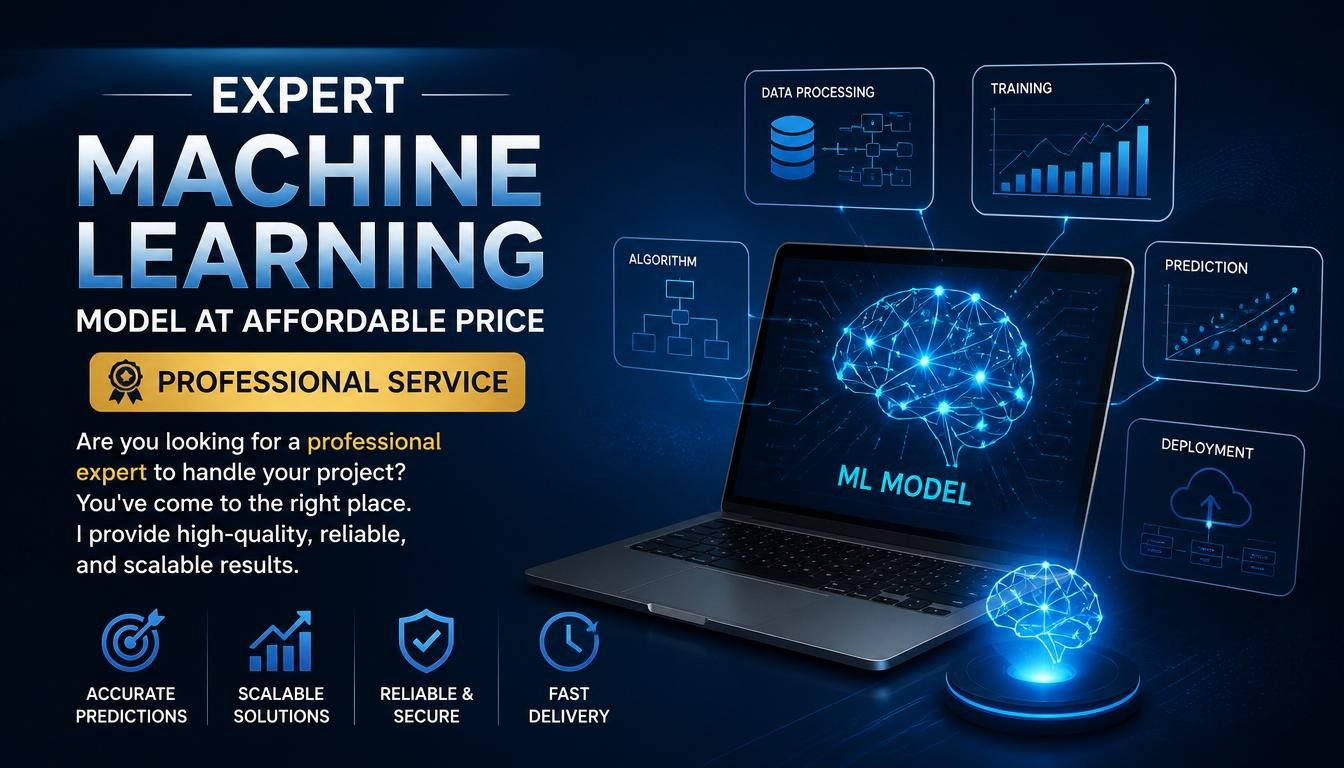 Expert Machine Learning Model at affordable price