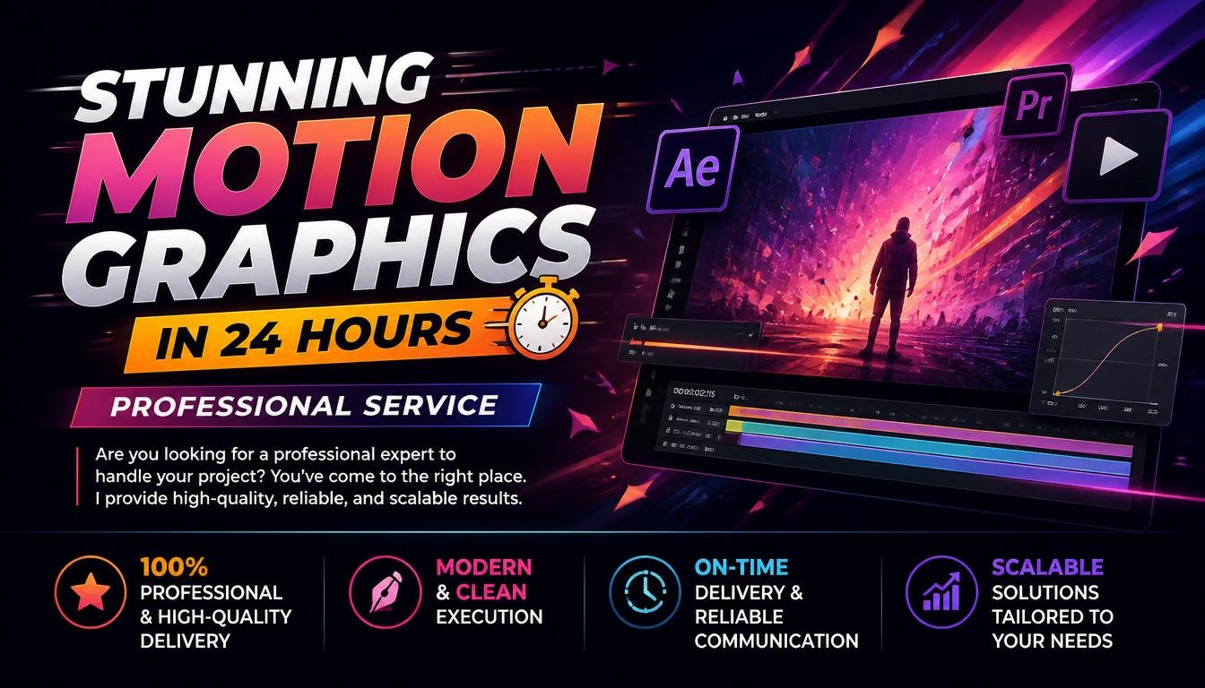 Stunning Motion Graphics in 24 hours