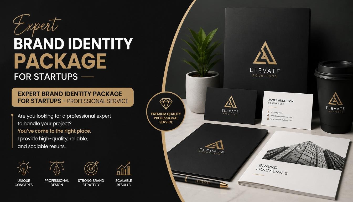 Expert Brand Identity Package for startups
