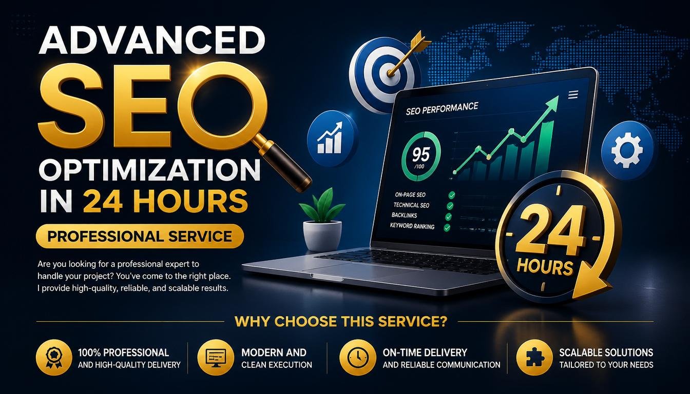 Advanced SEO Optimization in 24 hours