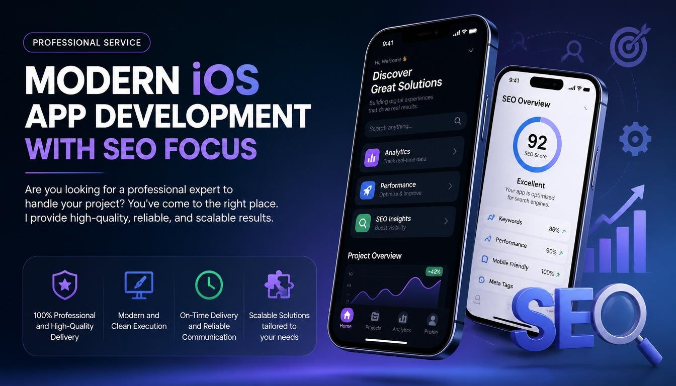 Modern iOS App Development with SEO focus