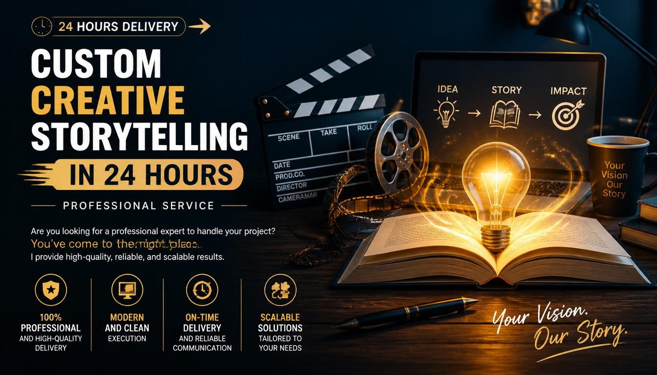 Custom Creative Storytelling in 24 hours
