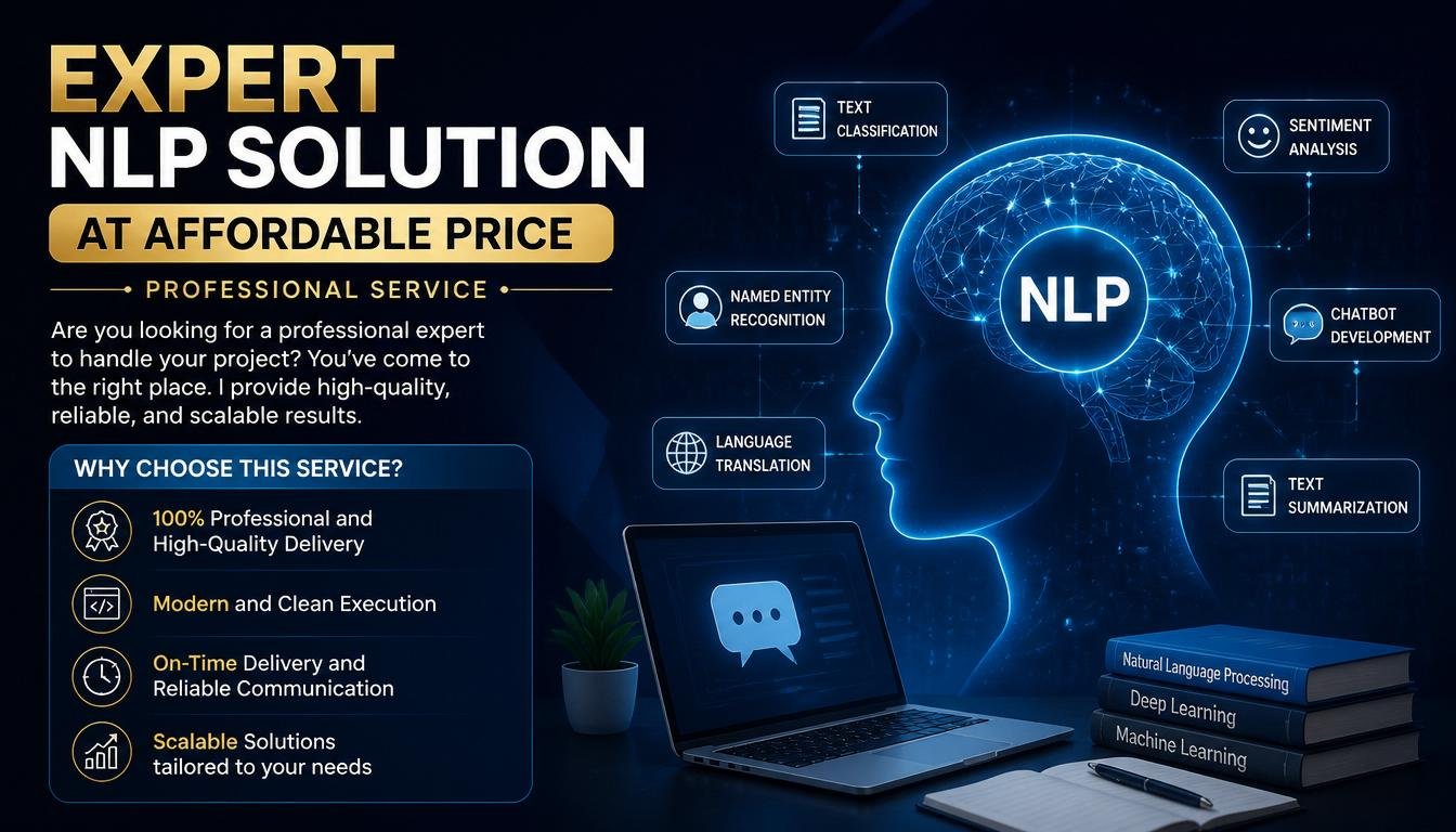 Expert NLP Solution at affordable price