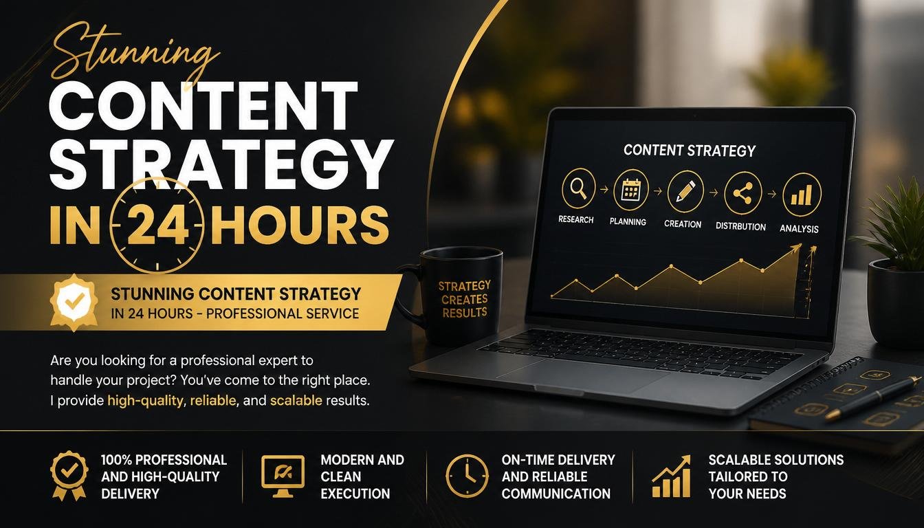 Stunning Content Strategy in 24 hours