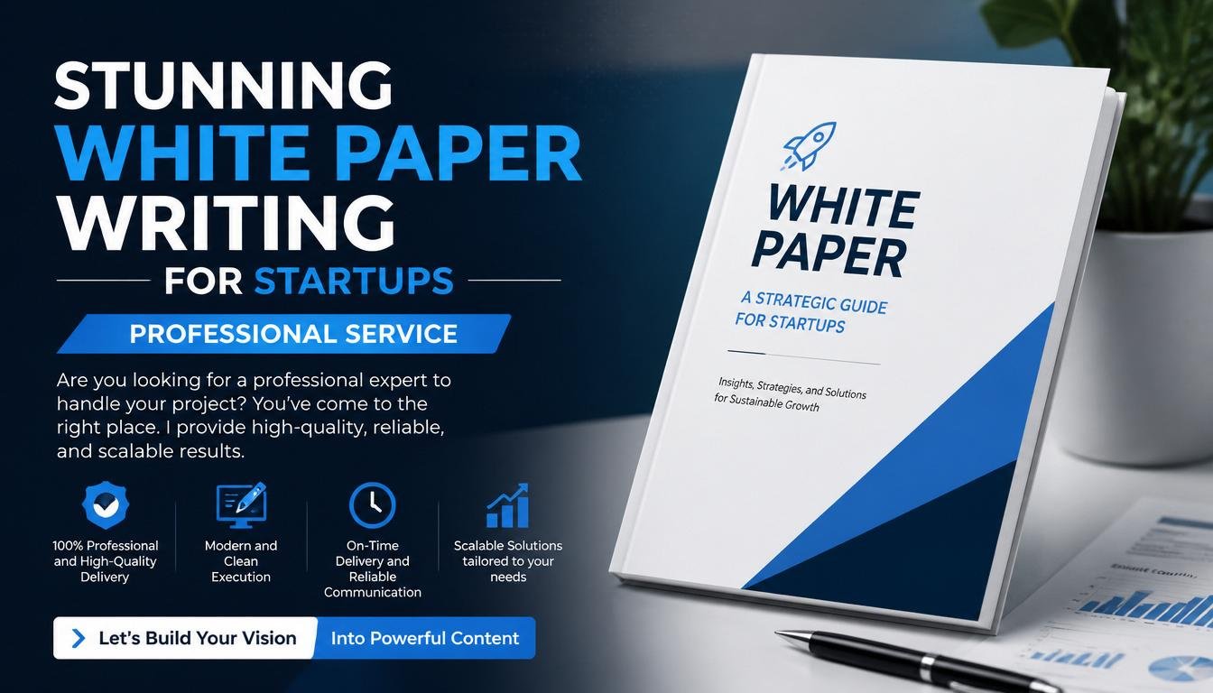 Stunning White Paper Writing for startups