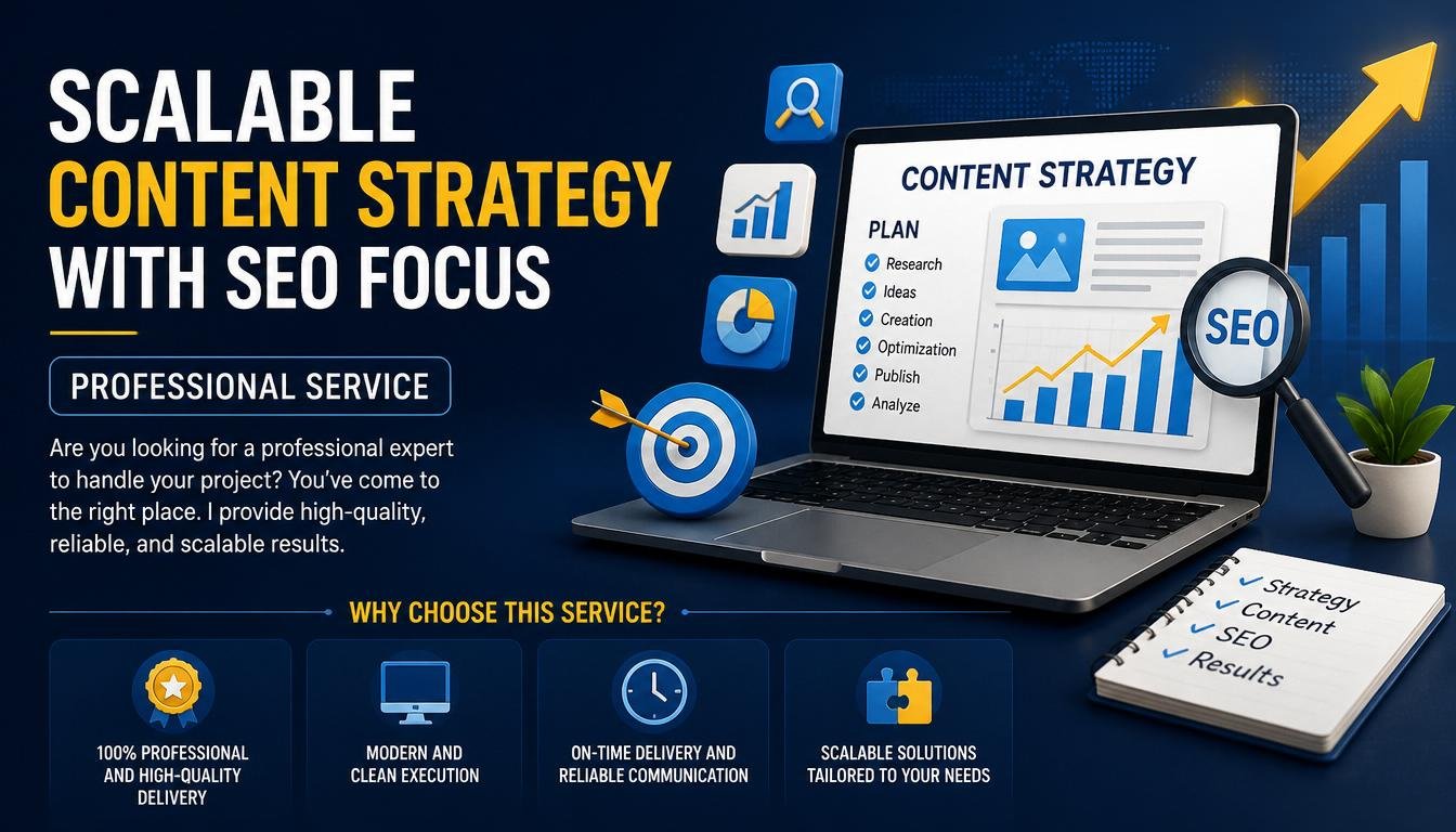 Scalable Content Strategy with SEO focus