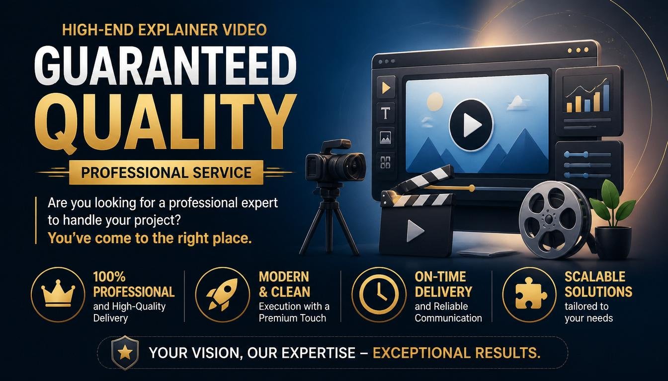 High-End Explainer Video guaranteed quality